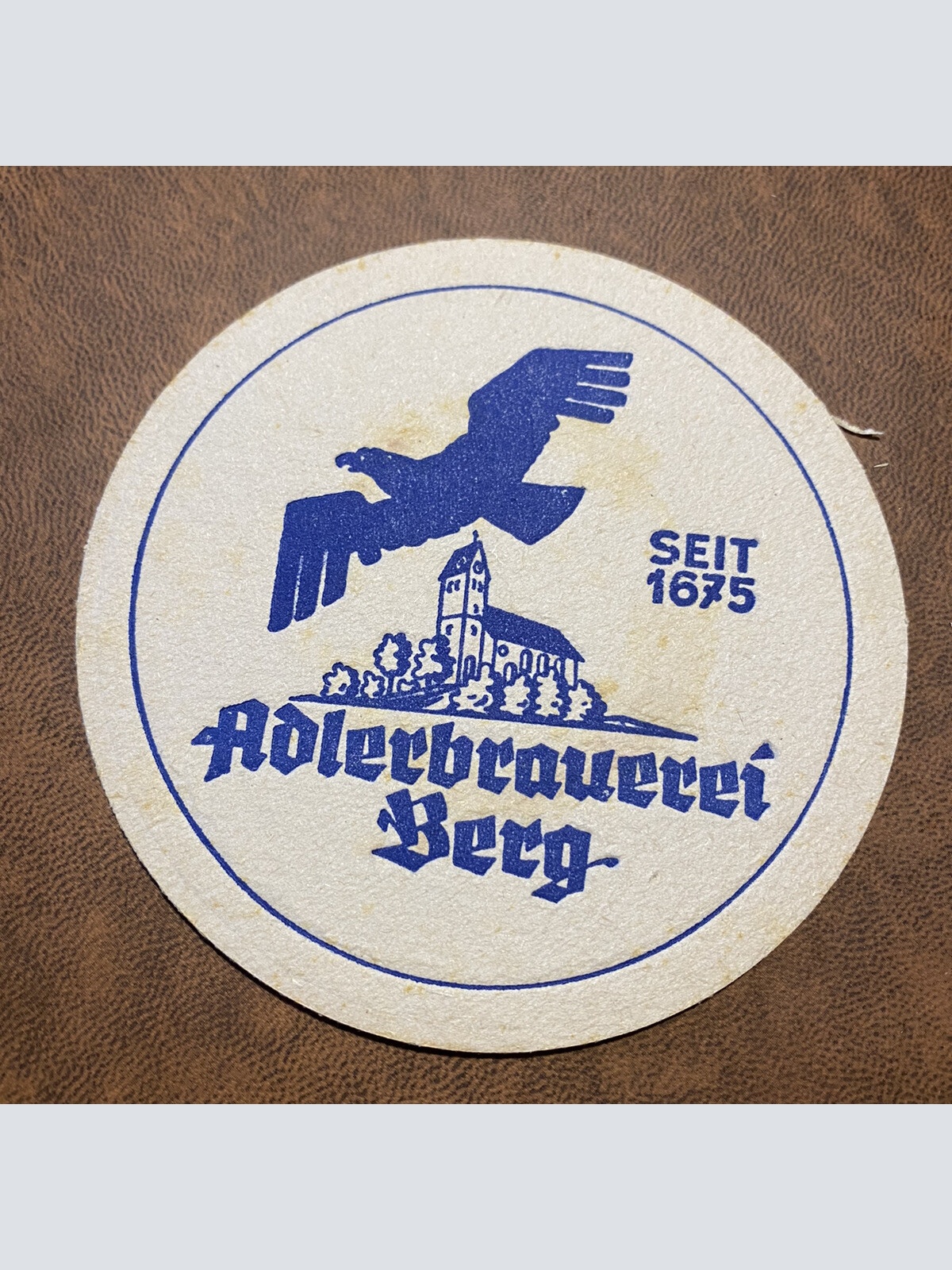 Bierdeckel Adlerbrauerei Berg Adler
