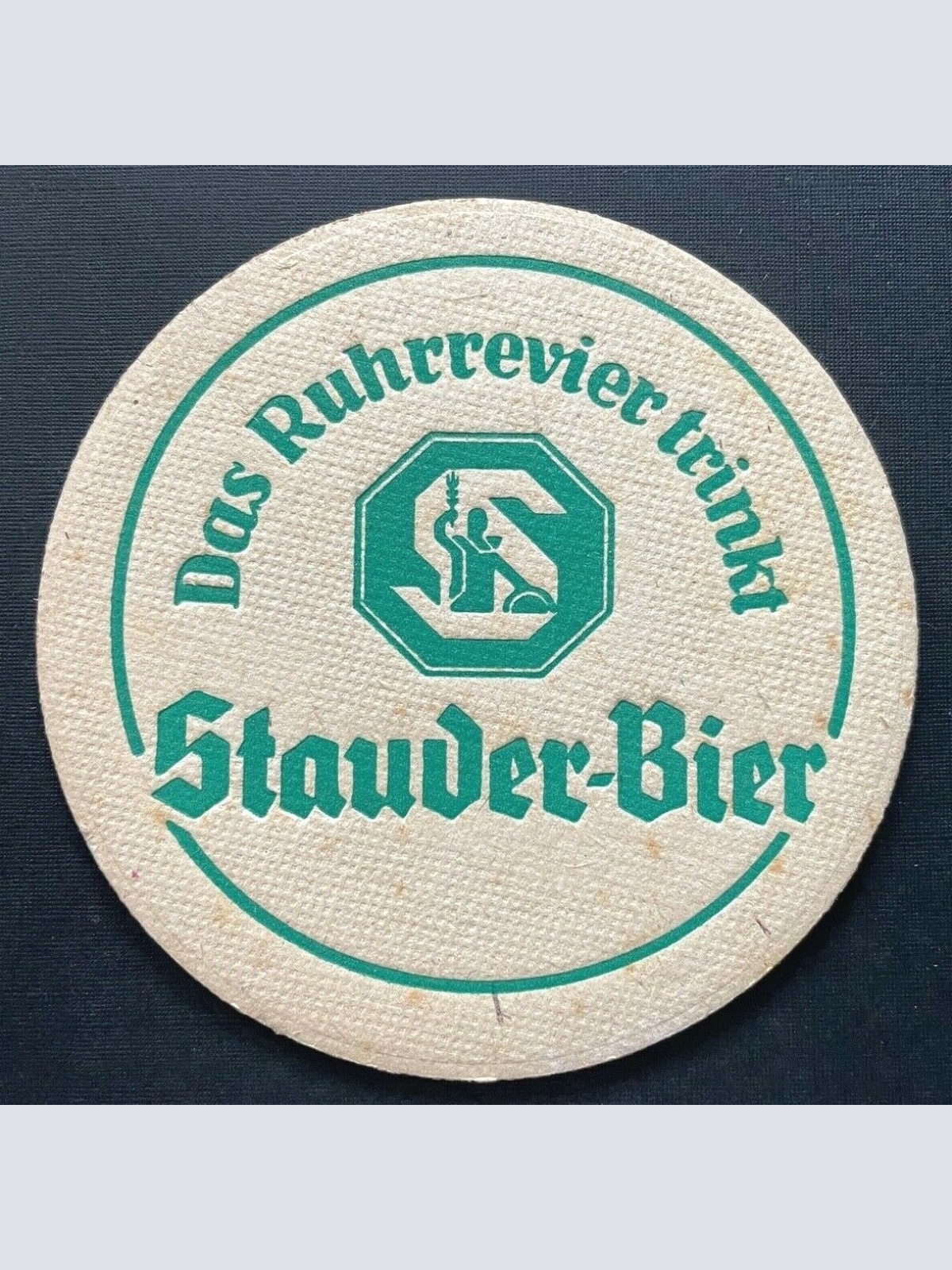 Bierdeckel Stauder-Bier Brauerei Das Ruhrrevier trinkt Nordrhein-Westfalen