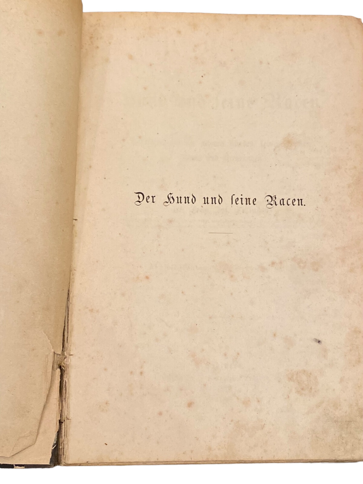 4235 Leopold Joseph Dr. Fitzinger DER HUND UND SEINE RACEN. HC +Illus