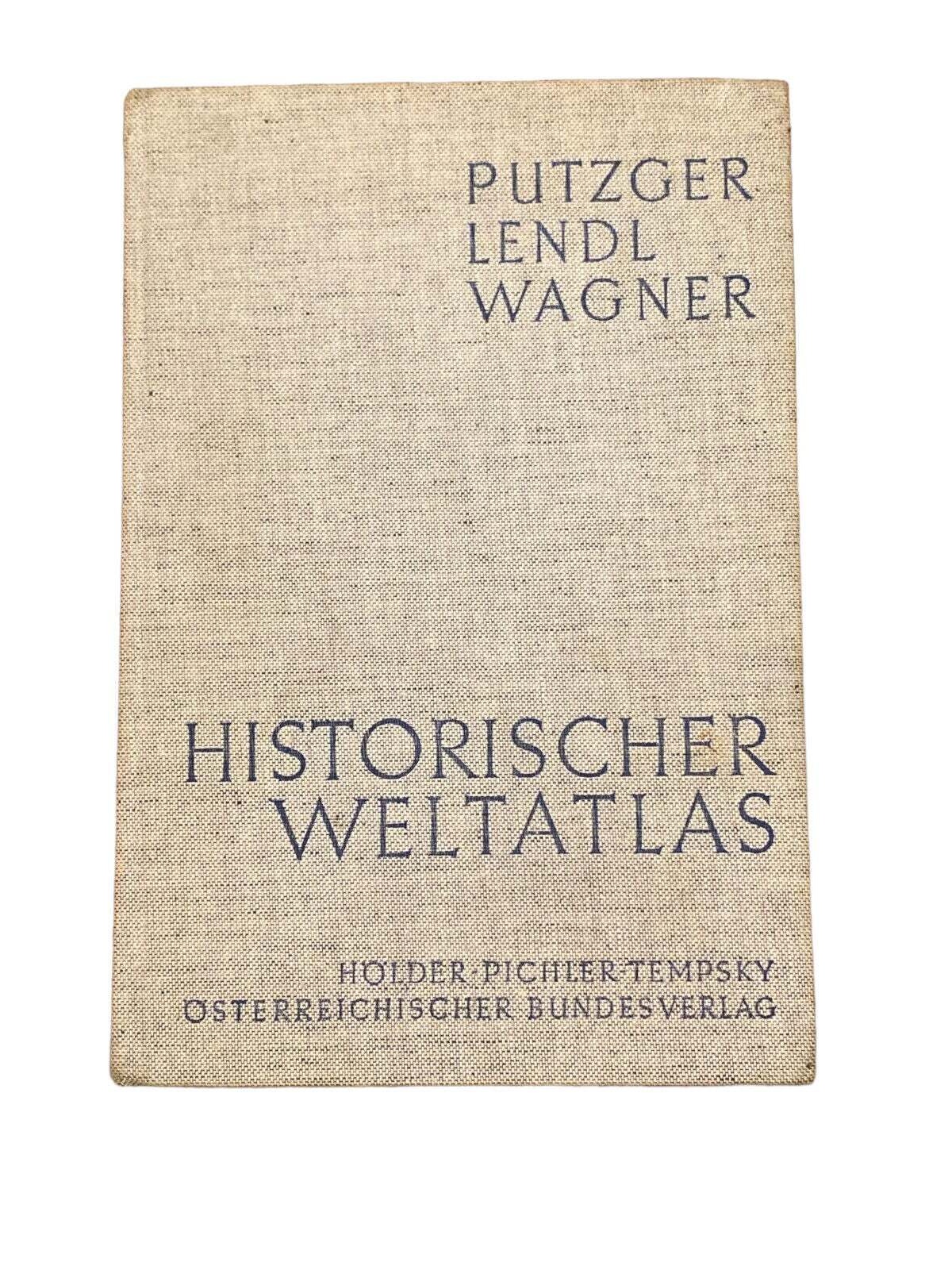 4238 Lendl HISTORISCHER WELTATLAS ZUR ALLGEMEINEN UND ÖSTERR. GESCHICHTE