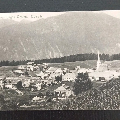 Abtenau gegen Westen Obergäu Salzburg 2505 Gr