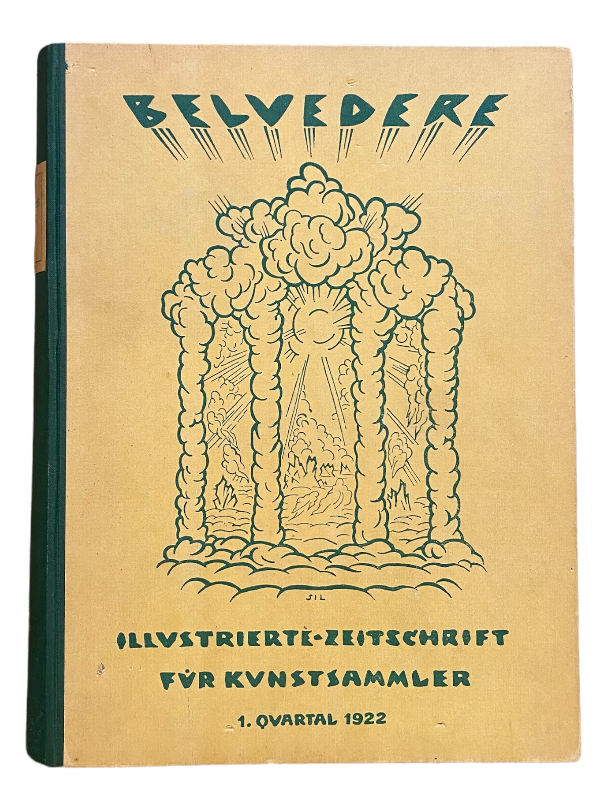 3232 Meder ILLUSTRIERTE-ZEITSCHRIFT FÜR KUNSTSAMMLER 1. QUARTAL 1922 HC +Abb