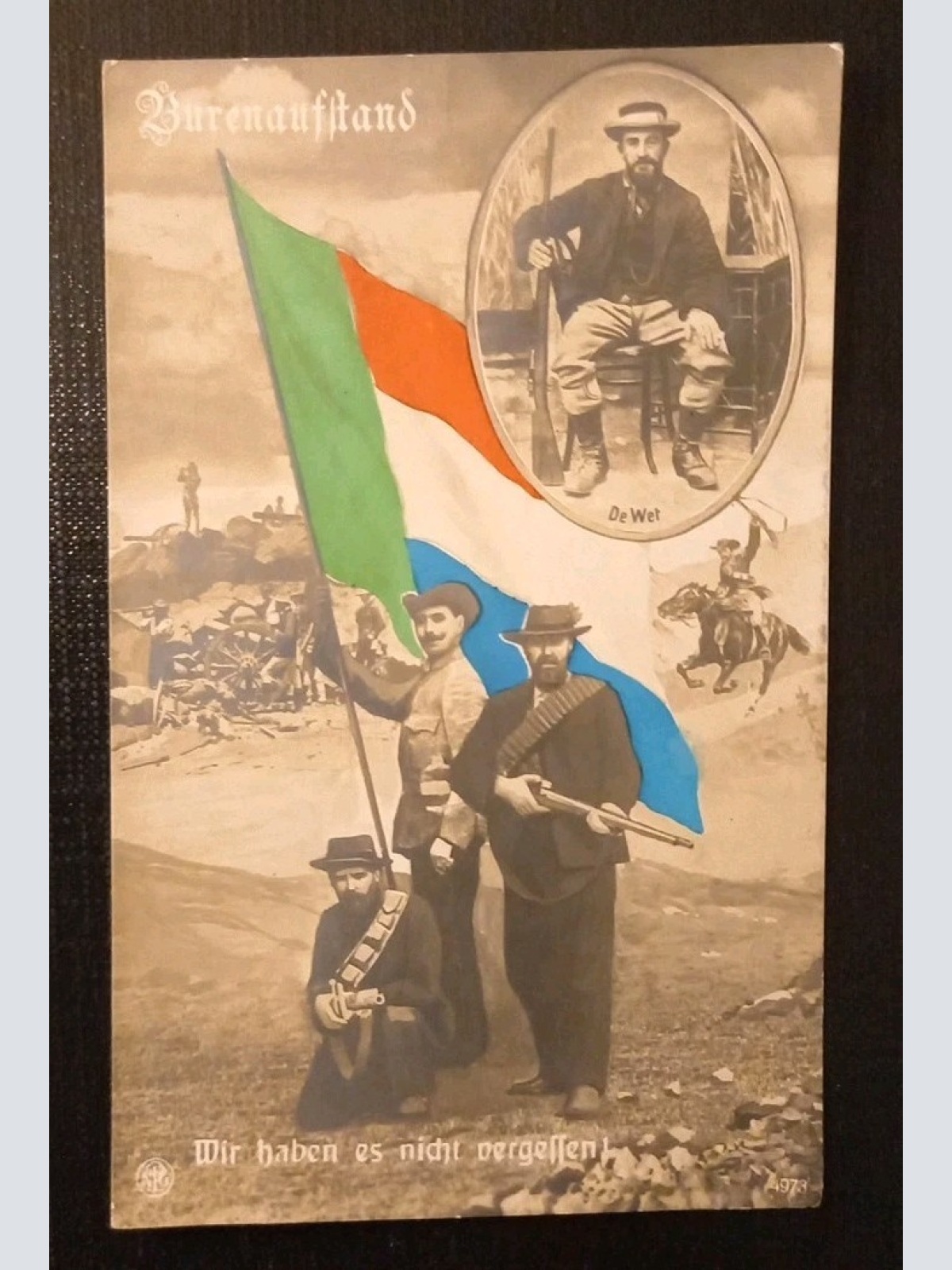 Burenaufstand Wir Haben Es Nicht Vergessen  De Wet Männer Mit Fahne Gr 5532 shop