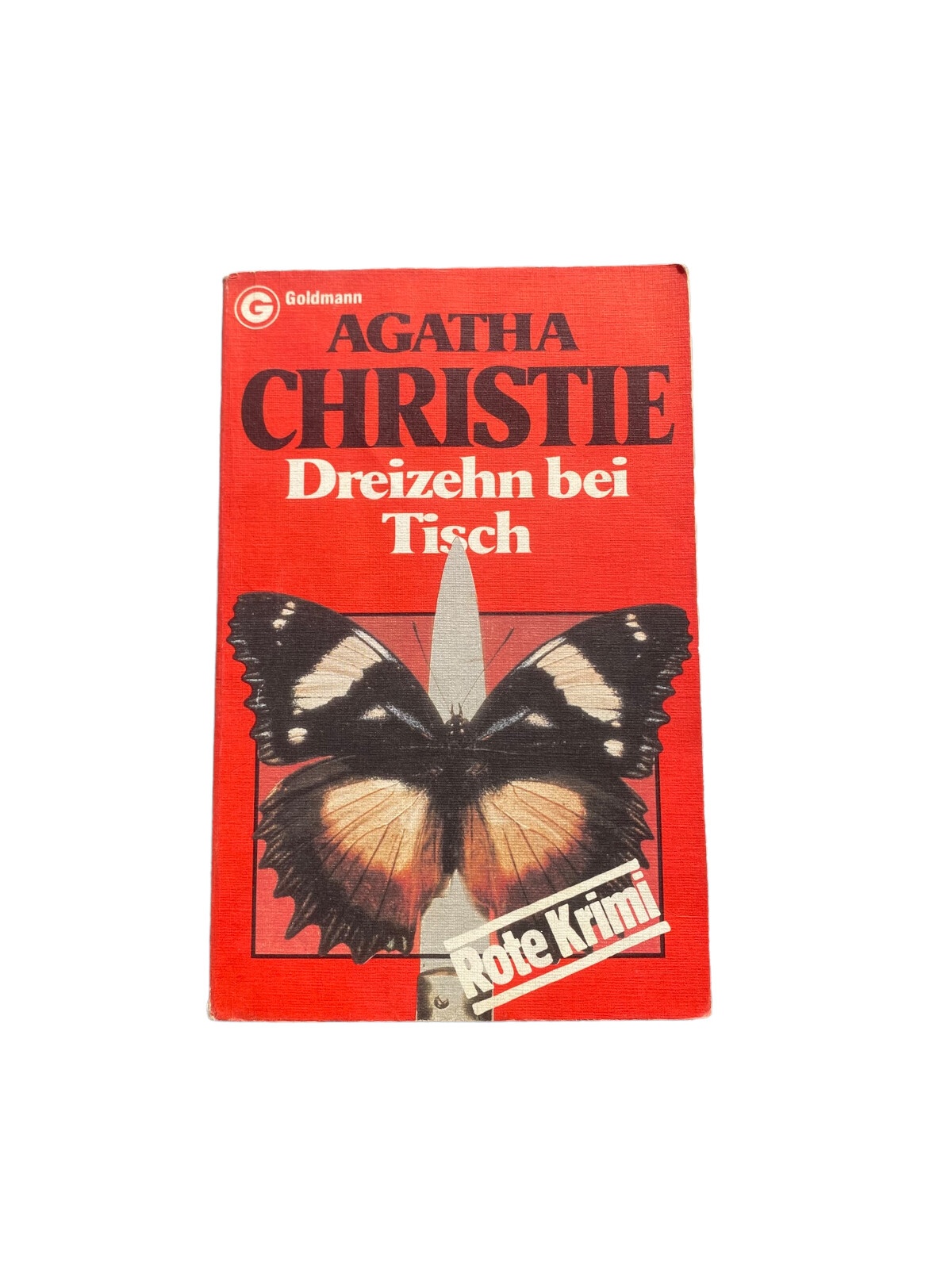 Agatha Christie DREIZEHN BEI TISCH Kriminalroman = Lord Edgware dies +Abb