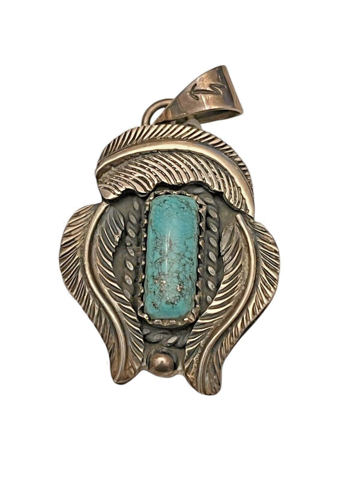 Anhänger Silber 925 mit Türkis ca.18g 42x35mm   R0010