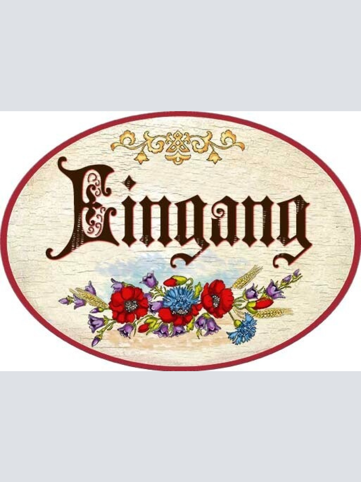 Holz Türschilder Birkensperrholz 13 X 18 cm diverse Schilder