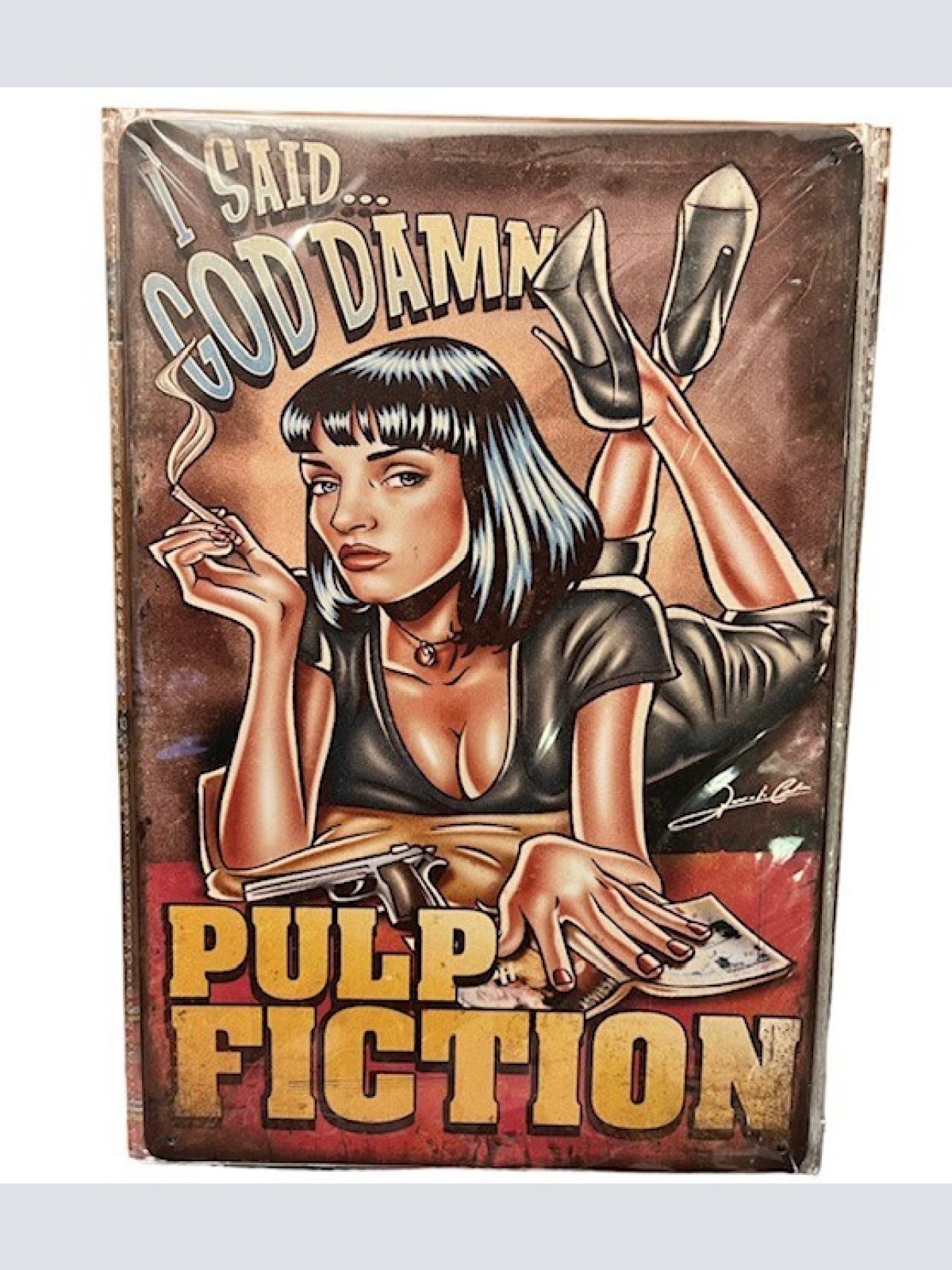 Nostalgie Retro Blechschild "Pulp Fiction " 30x20     000AP