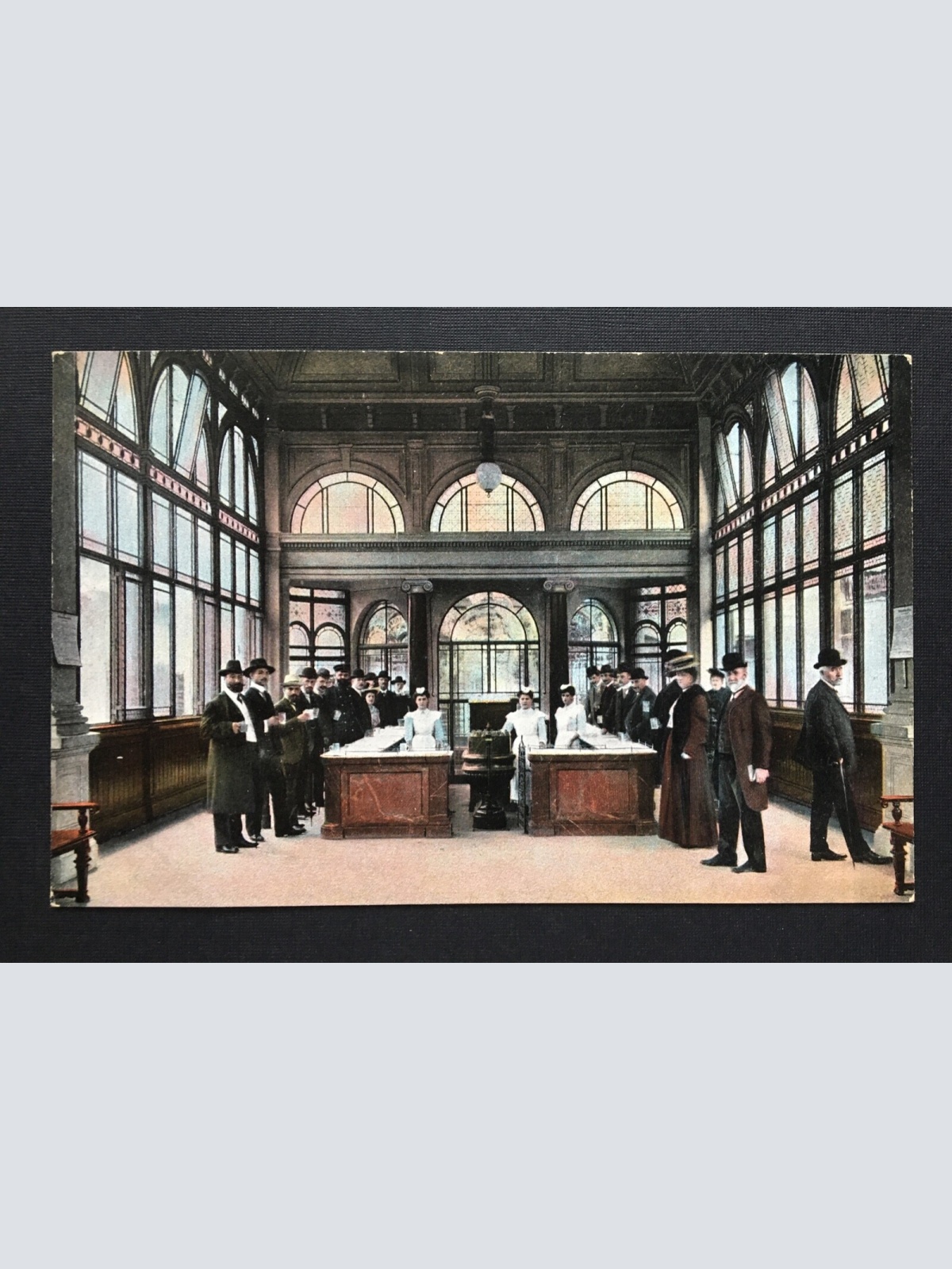 Wiesbaden Kochbrunnen Trinkhalle Bierkrug Hüte Hessen Deutschland 400851 TH A