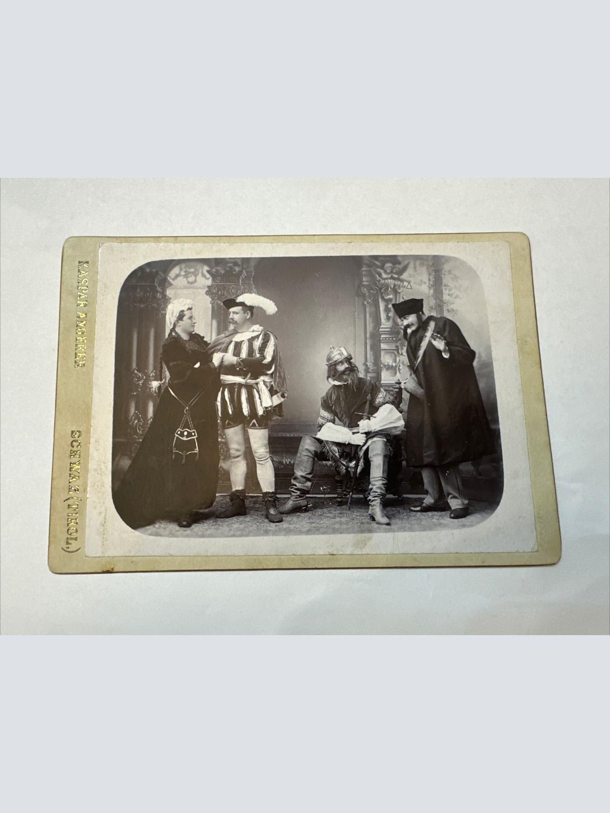 Foto Kaspar Angerer Schwaz Theater Kostüm 11,5  X 16.5 cm 400416 J