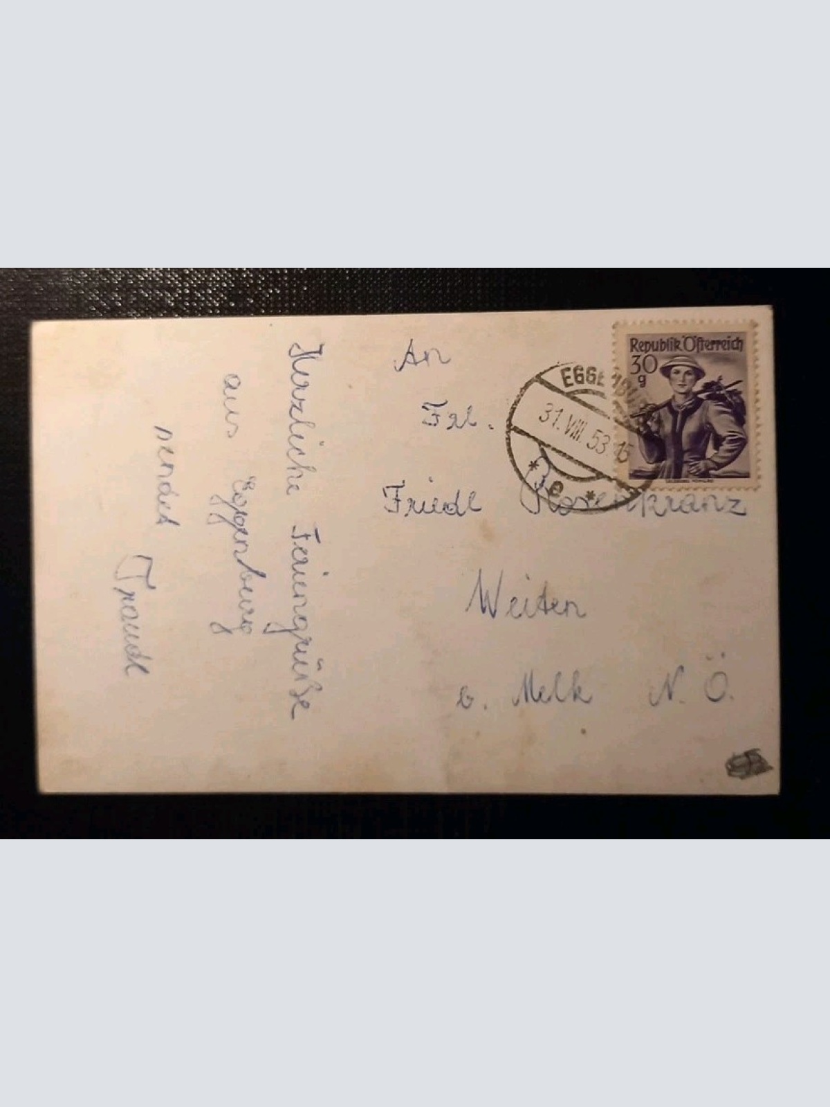 Eggenburg Niederösterreich bemaltes Haus Gr 99 D