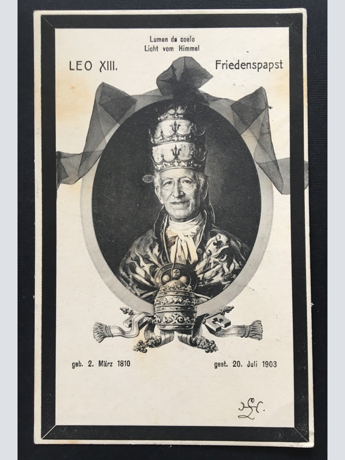 Porträt Leo XIII. Friedenspapst Licht vom Himmel 400879 TH SH1