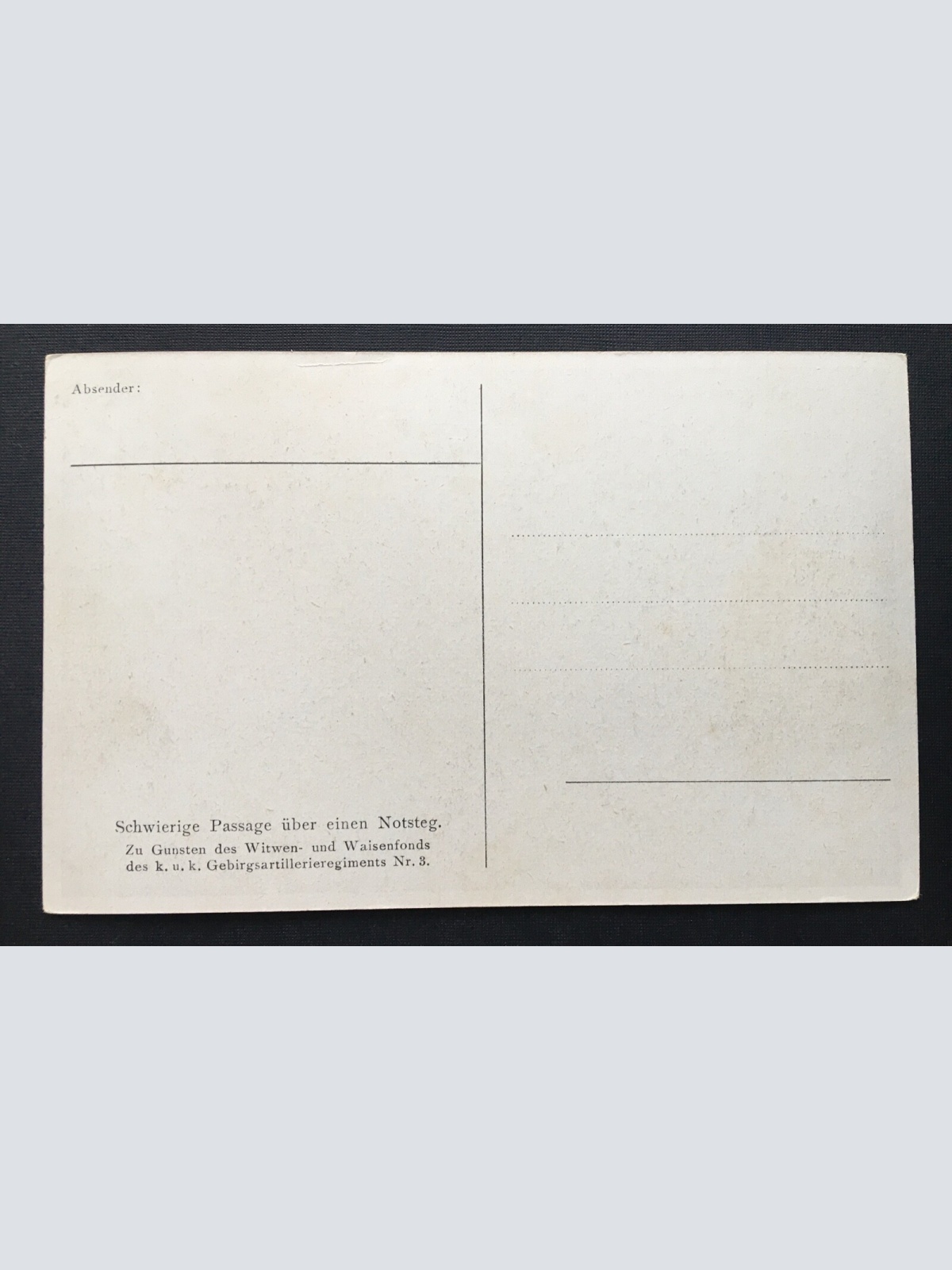 Schwierige Passage üb. Notsteg Kriegsschauplatz Soldaten Militär Krieg 400875 TH