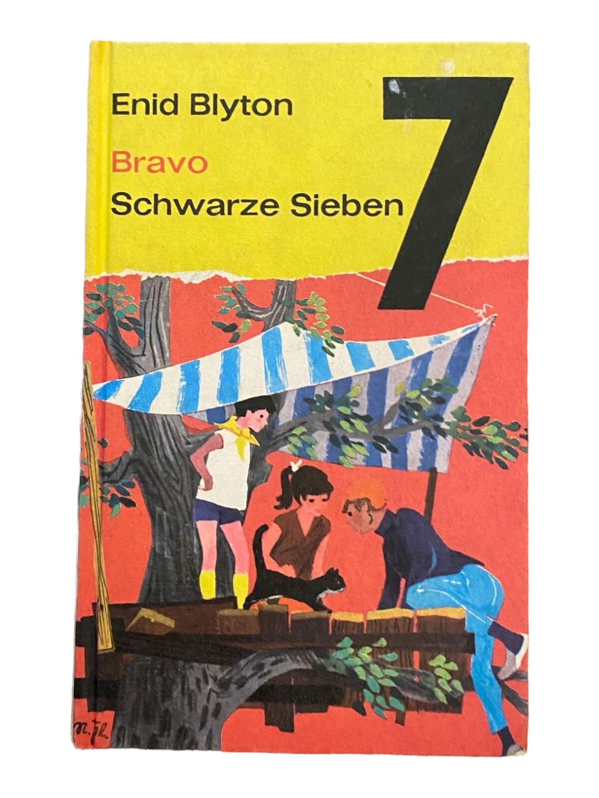 2503 Blyton BRAVO SCHWARZE SIEBEN EINE SPANNENDE GESCHICHTE F JUNGEN U MÄDCHEN