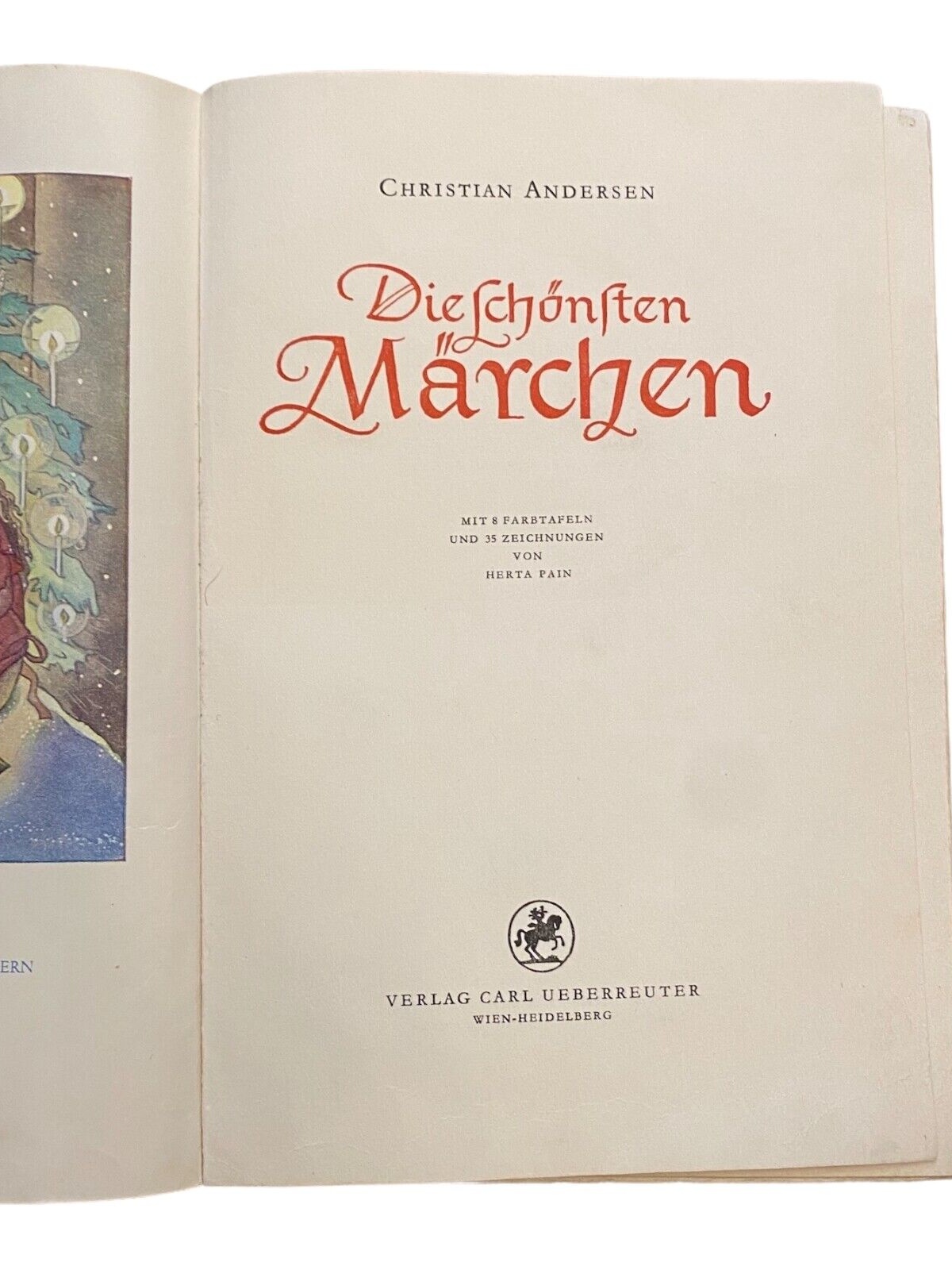 2614 Christian Andersen DIE SCHÖNSTEN MÄRCHEN FÜR DIE JUGEND NEU BEARB. HC +A