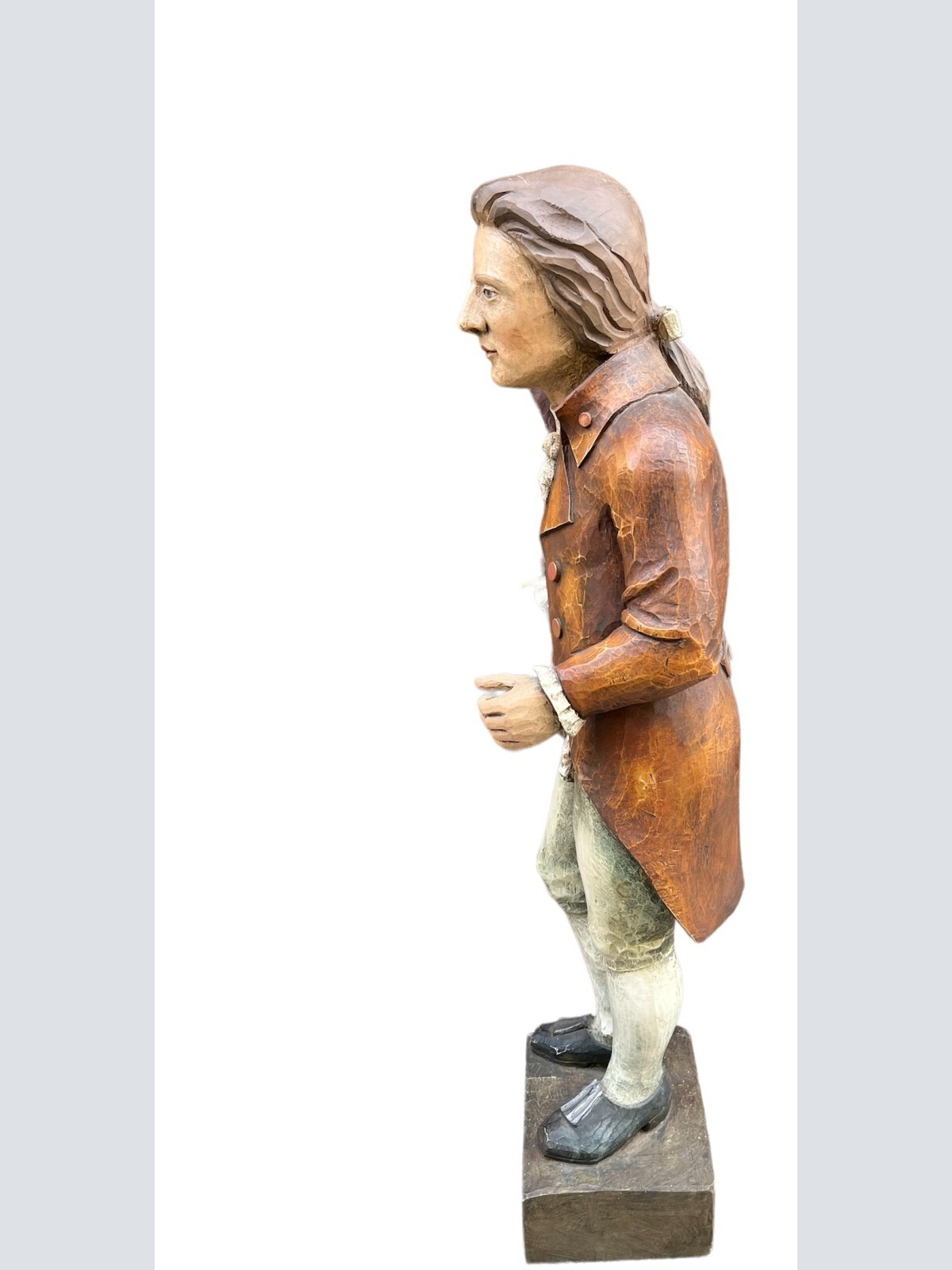 Figur Wolfgang Amadeus Mozart Signatur Winkler  H/B/T 100x38x20cm  A03