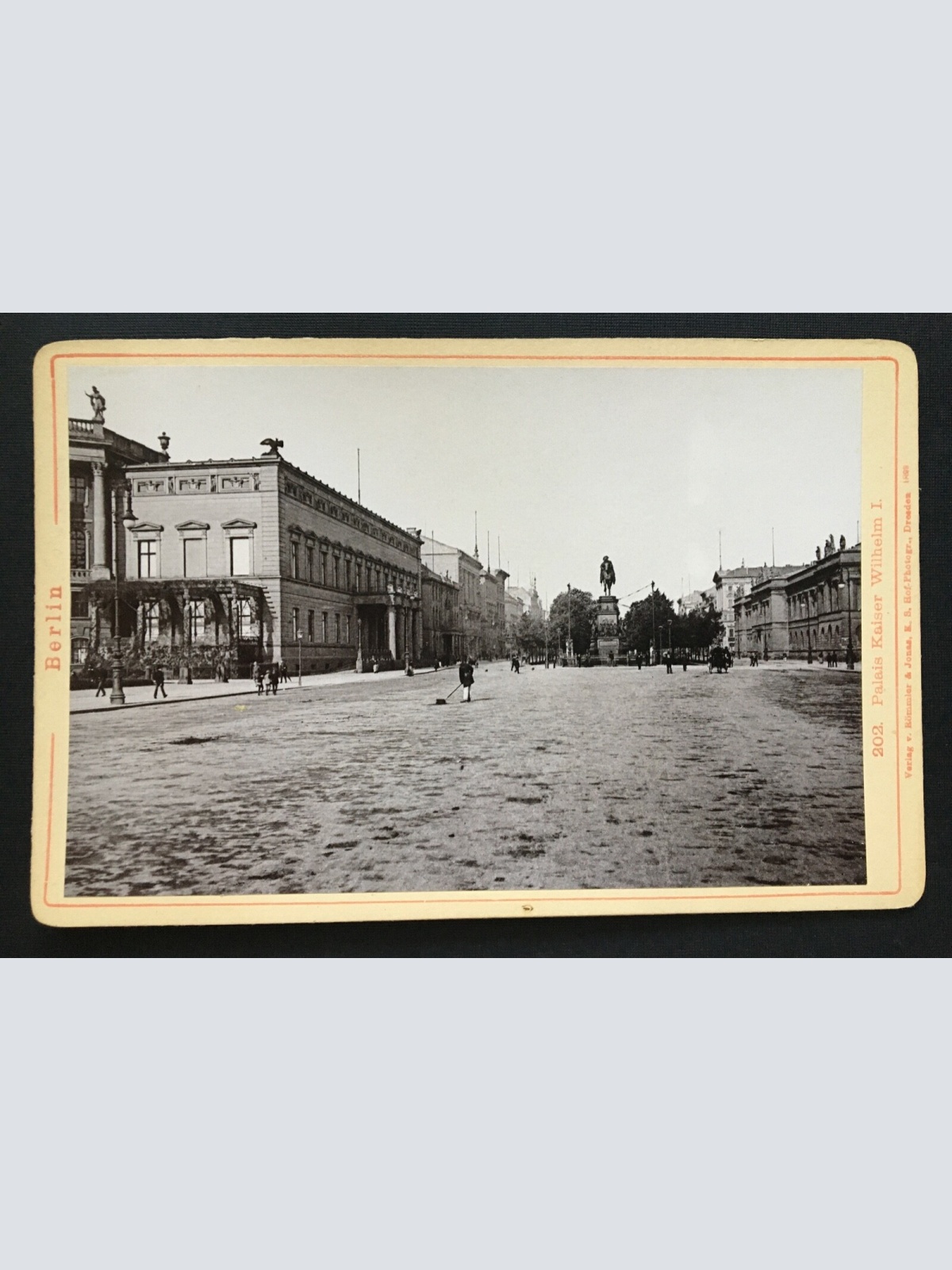 Foto Berlin Palais Kaiser Wilhelm Denkmal Deutschland ca.10,7x16,6cm 400924 TH