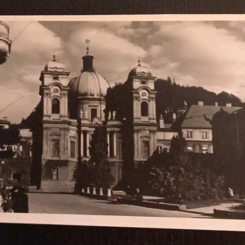 Salzburg Markartplatz Kirche 600391A gr K