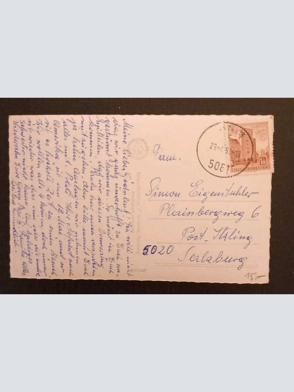 Salzburg Schloss Anif 600707A gr K