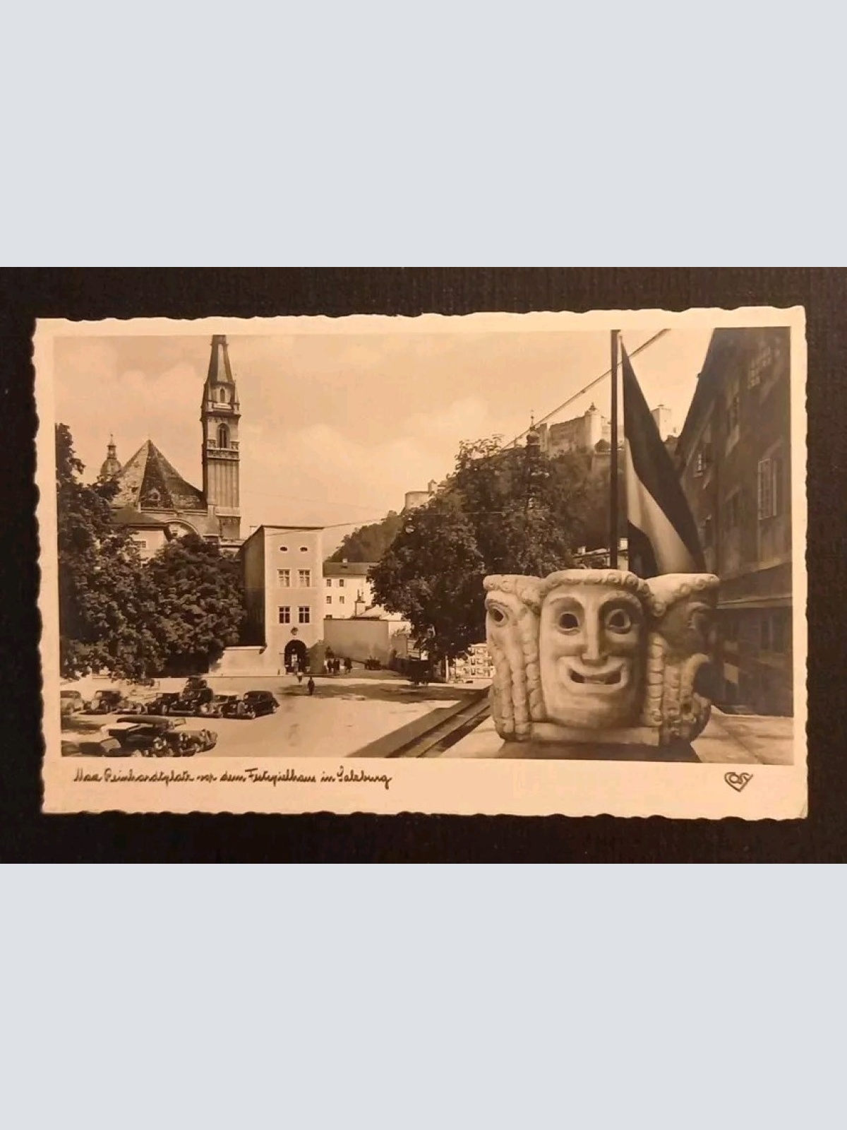 Salzburg Max Reinhardtplatz Vor Dem Festspielhaus 600668A gr K