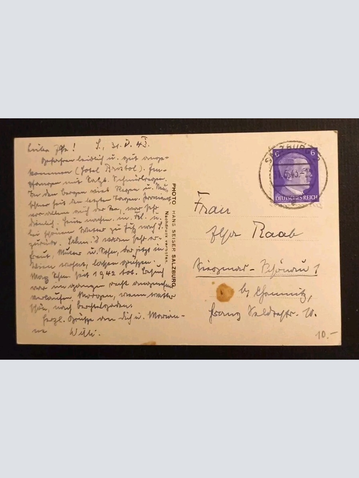 Salzburg Mozartdenkmal 600395A gr K