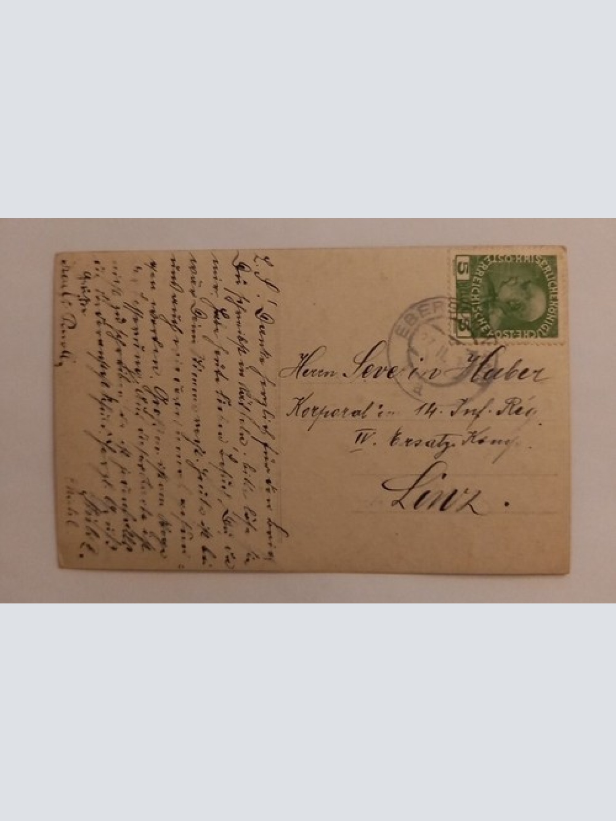 Liebespaar Soldat mit Frau Künstlerkarte 600603A gr D