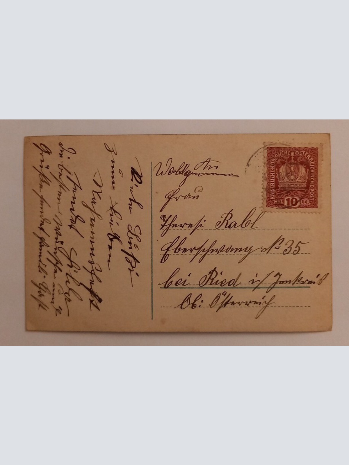 Künstlerkarte Mädchen mit Blumen 600605A gr D