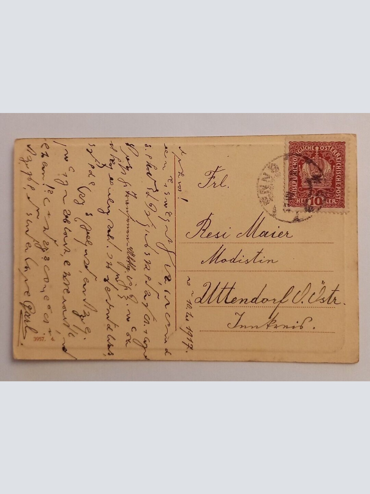 Landschaft  Künstlerkarte 500084A gr D