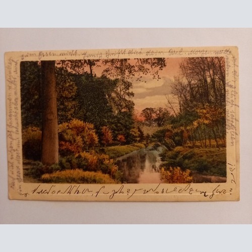 Landschaft  Künstlerkarte 500084A gr D