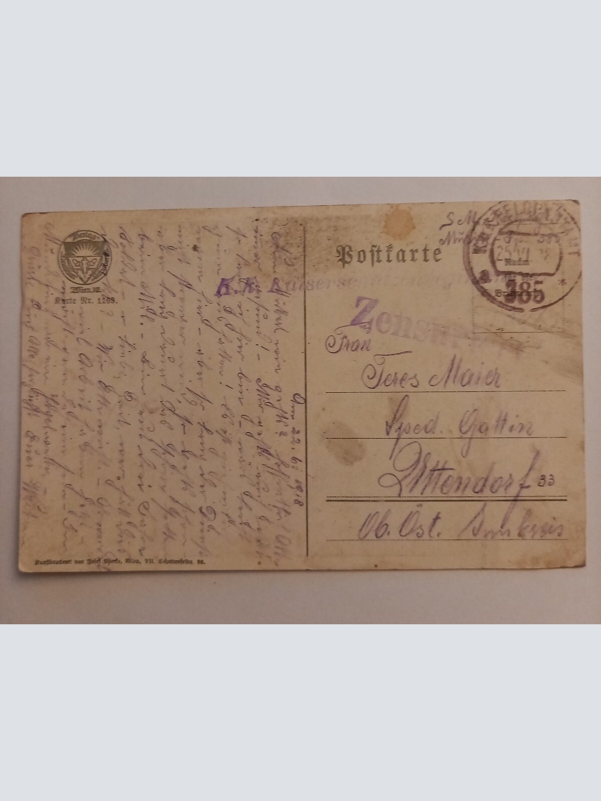 Künstlerkarte Wenn du noch eine Mutter hast Schedlbauer 500089A gr D