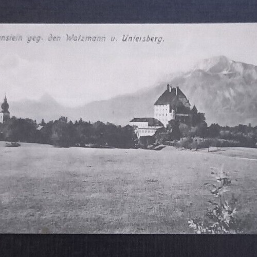 Salzburg Goldenstein Watzmann und Untersberg 600739A gr