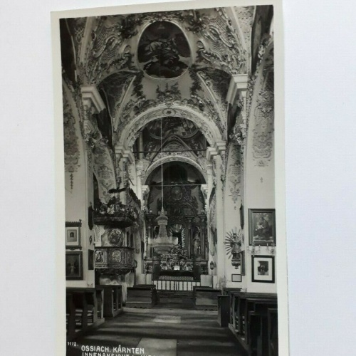 Ossiach Kärnten Innenansicht der Kirche.11120
