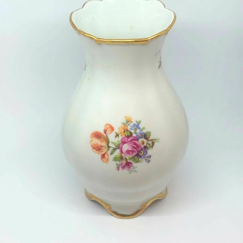 Blumenvase JLMENAU Graf von Hennberg Porzelan Ø 20 cm H 22cm  90100