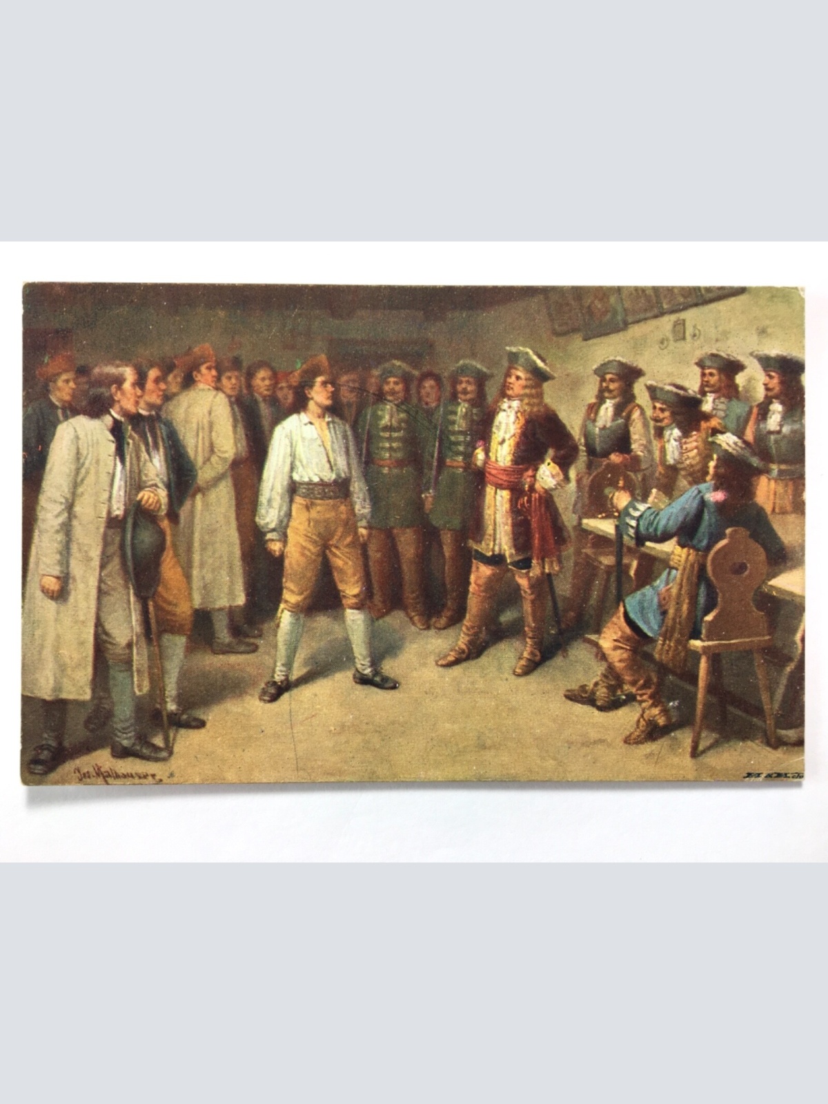 Kozina Sladky (J.Mathauser) - Tschechische Historie - Künstlerkarte 110085 TH