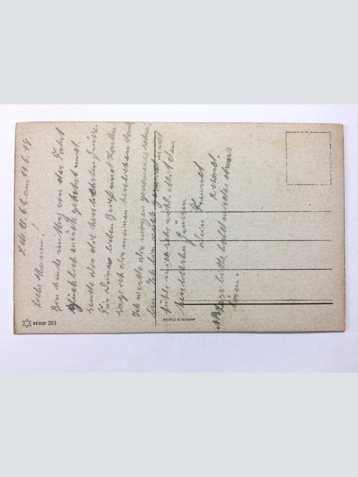 Paar in Wiese unter Baum - Segelschiff - Künstlerkarte 110094 TH