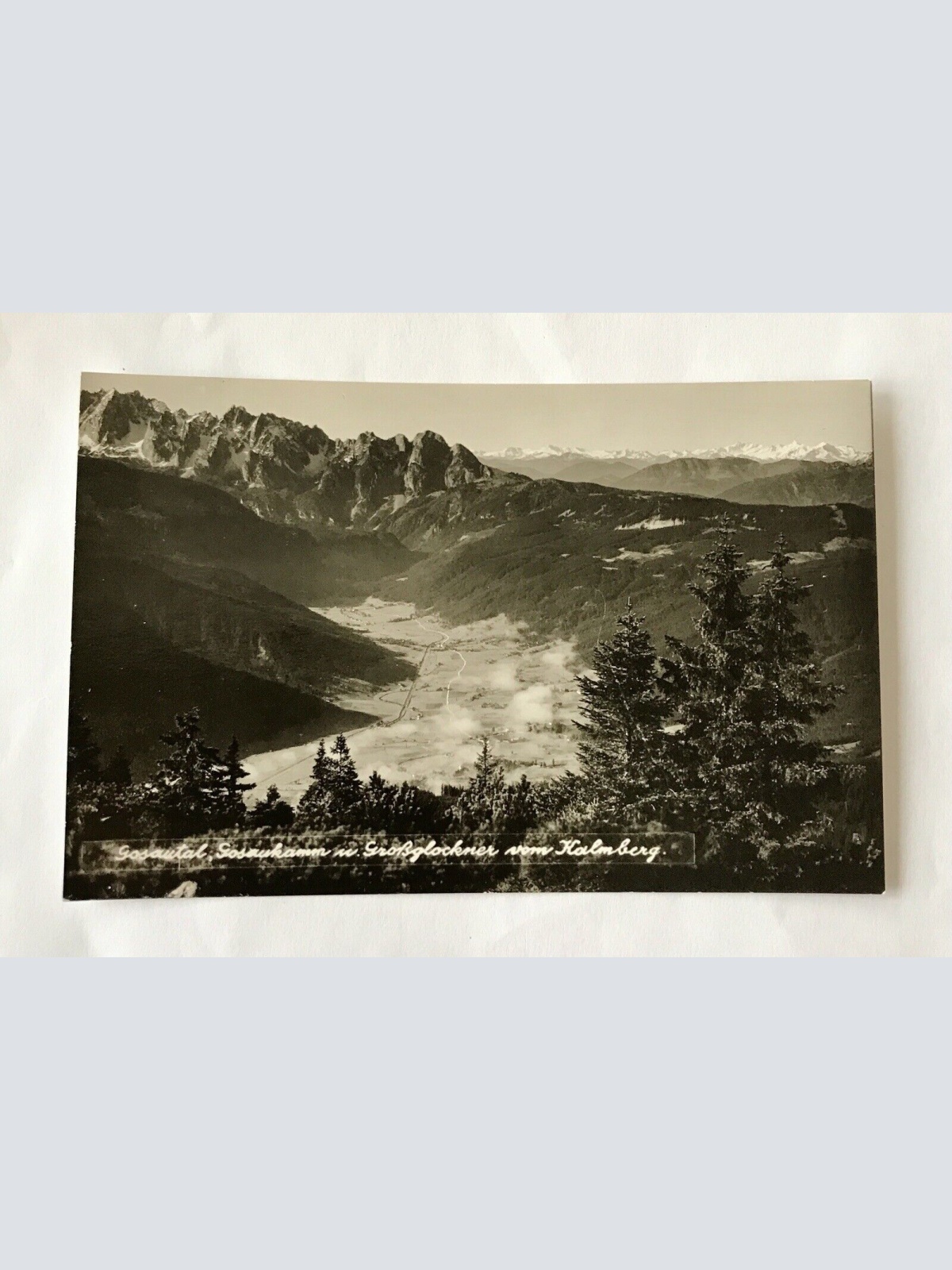 AK, Bad Golsern, Gosautal, Gosauklamm, Kalmberg, Großglockner (110276 BW)