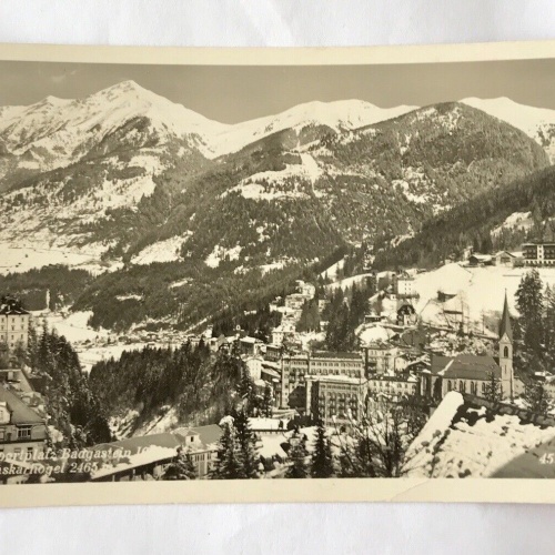 AK, Bad Gastein, Wintersportplatz, Gamskarkogel (110248 BW)