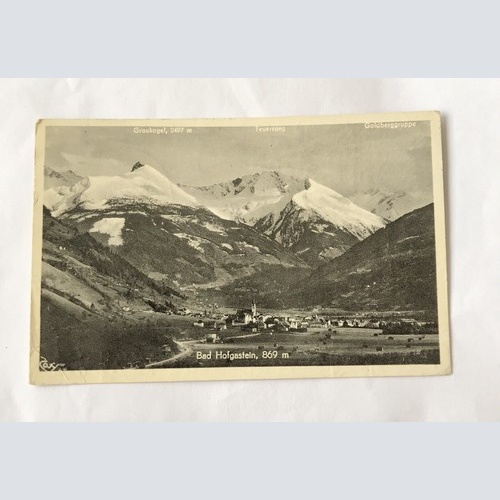 AK, Bad Hofgastein, Graukogel, Goldberggruppe (110252 BW)