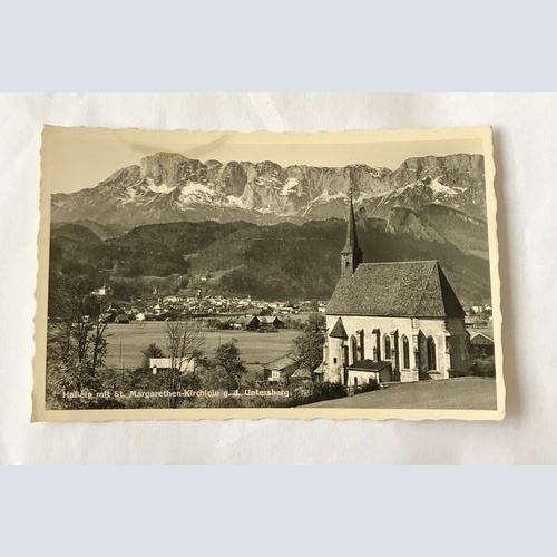 AK, Hallein, Salzburg, Untersberg, Kirche (110253 BW)