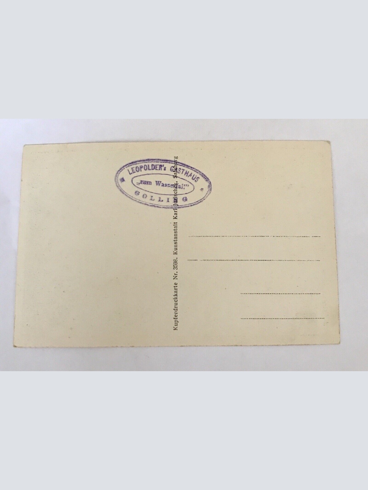 AK, Salzburg, Gollinger Wasserfall, (110254 BW)