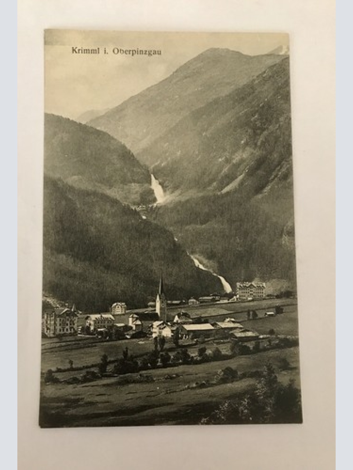 AK, Krimml, Wasserfälle, Salzburg, Pinzgau (110293 Bw)