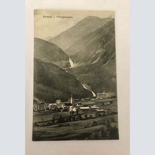 AK, Krimml, Wasserfälle, Salzburg, Pinzgau (110293 Bw)