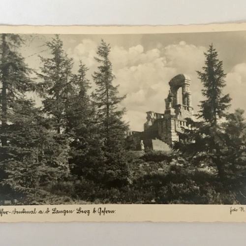 AK, Carl-Günther Denkmal, Thür, Berg, Rundblick, Naturstein (20349 BW)