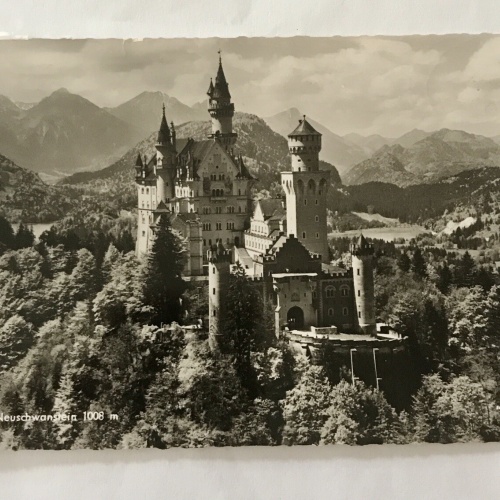 AK, Schloss Neuschwanstein, Festung, Allgäu (20010 BW)