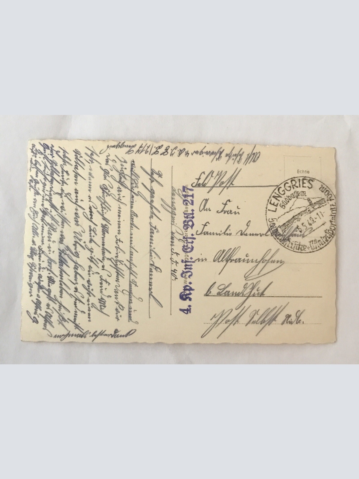 AK, Langgries, Isar, Bayern 20017 Bw