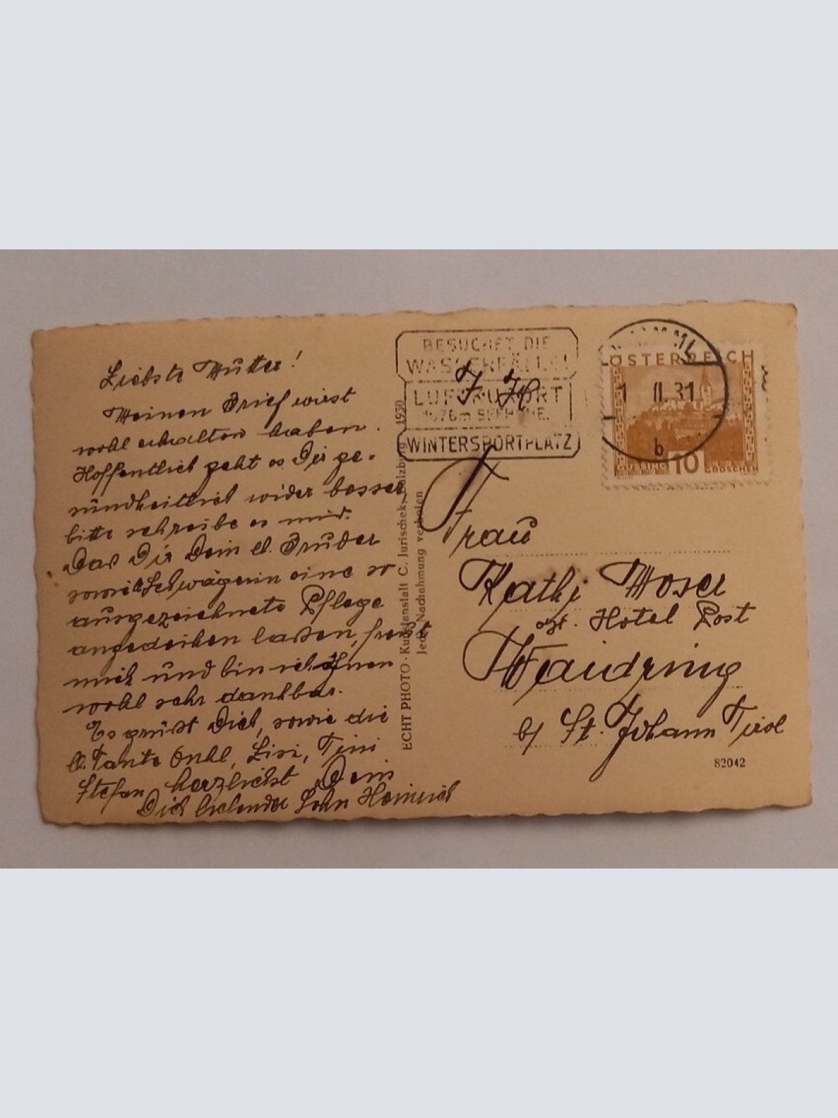 Winterliche Stimmung Bergalm Salzburg 600621A gr D