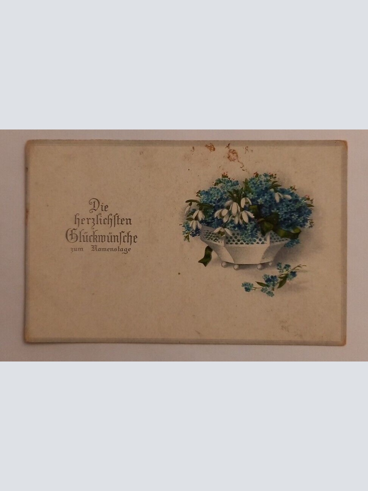 Glückwunschkarte zum Namestag 600635A gr D