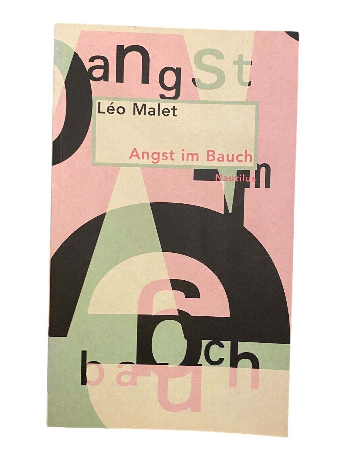 962 Leo Malet ANGST IM BAUCH (NAUTILUS PAPERBACK) SCHWARZER ROMAN