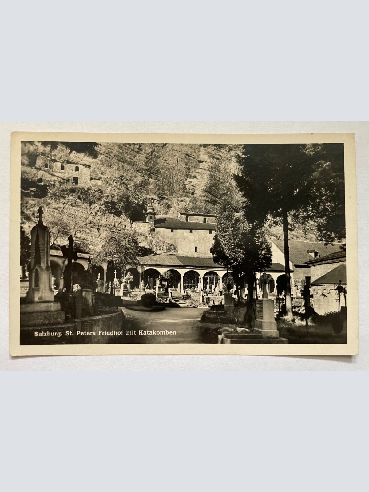 Salzburg St. Peters Friedhof Mit Katakomben Mönchsberg Österreich  402386 K TH