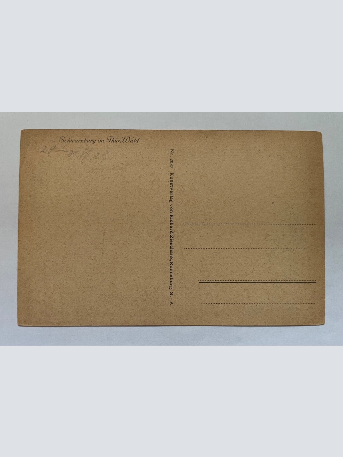 Schwarzburg Thür. Wald Gemeinde Thüringen Deutschland 180192 K TH