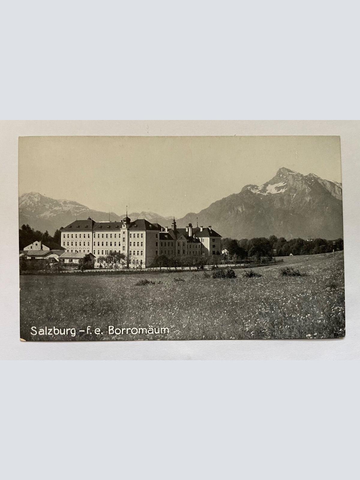 Salzburg F.e. Borromäum Privatgymnasium Schule Gebäude Österreich 8419 K TH